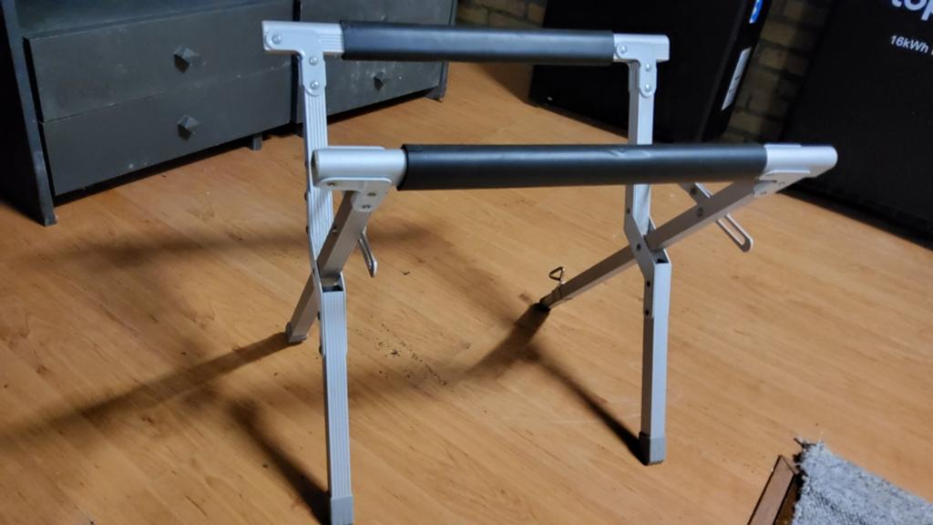 Opvouwbare koelboxstandaard - Ideaal voor camping/picknick, Caravans en Kamperen, Kampeeraccessoires, Ophalen of Verzenden, Gebruikt