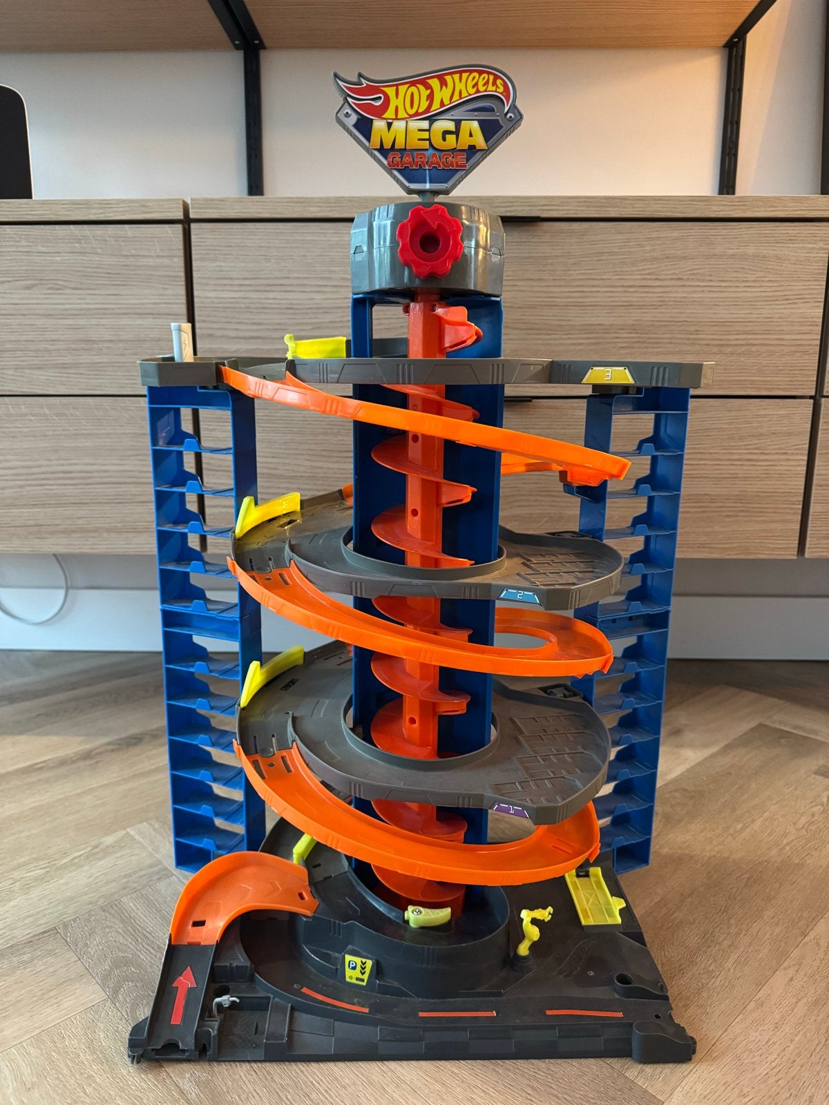 Hot Wheels Mega Garage - Grote Parkeergarage Speelset, Ophalen, Gebruikt
