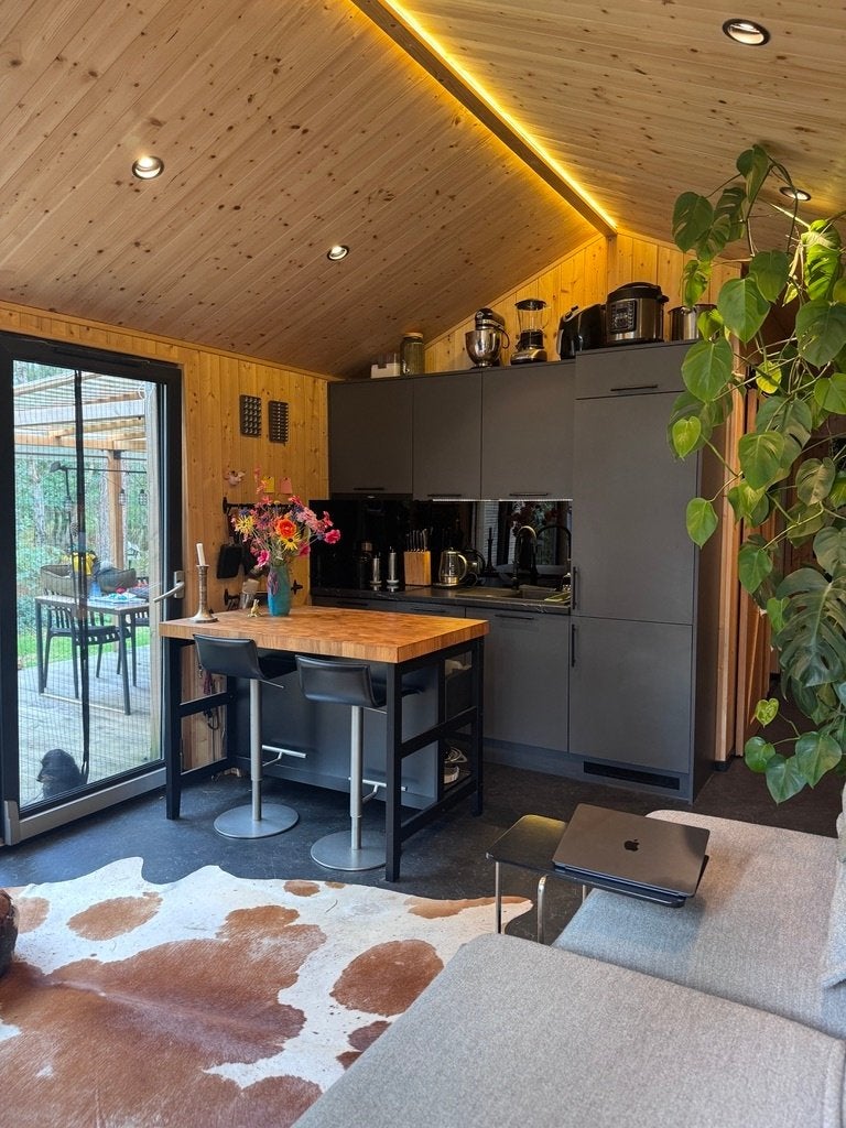 Lodge te koop op park Tulderheyde, Poppel, België, In bos, Afwasmachine, Recreatiepark, 1 slaapkamer