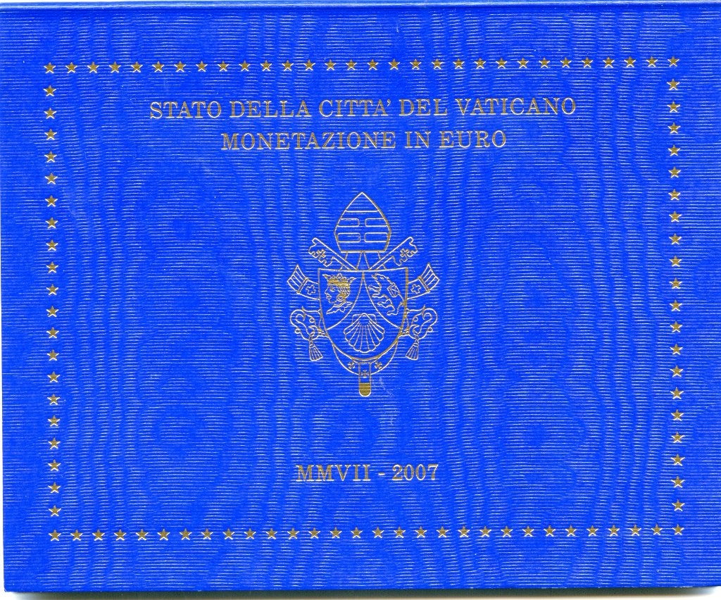 BU set Vaticaan 2007 - 1 cent t/m 2 euro - Blister, Verzenden, Vaticaanstad, Overige waardes, Setje
