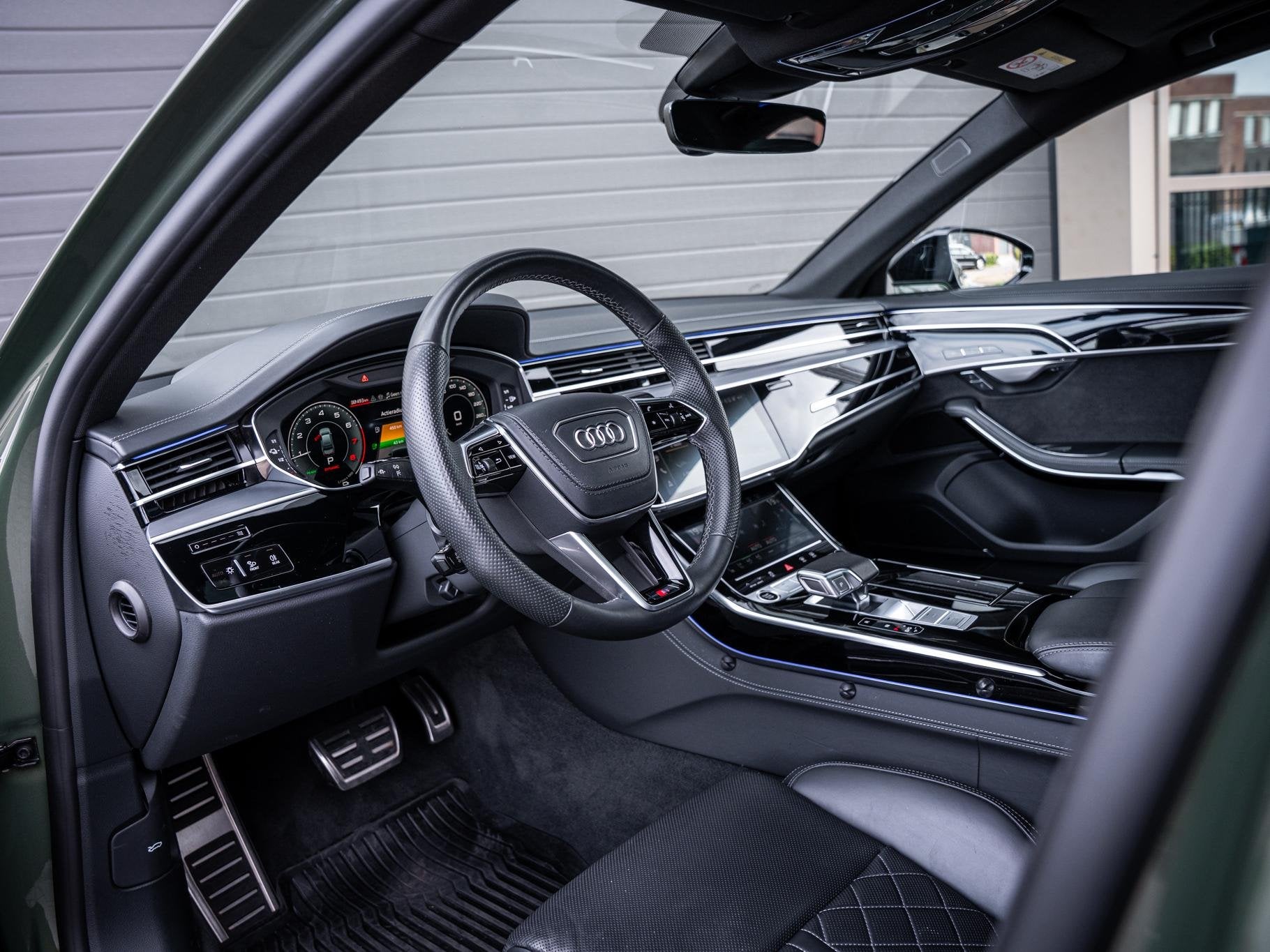 Audi A8 60 TFSI e quattro - 3x-Sline l 4WS l AUDI EXCLUSIVE, Auto's, Automaat, Dealer onderhouden, Gebruikt, 2995 cc