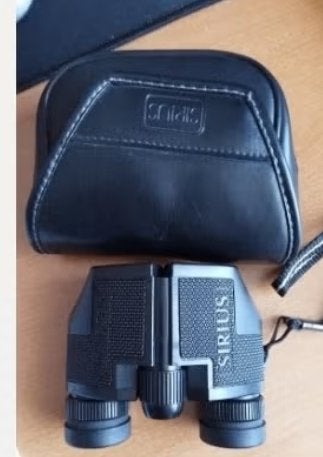 Sirius verrekijker 8x21 met tasje, Gebruikt, Verzenden, Met hoes of tas, Dakkant (recht)