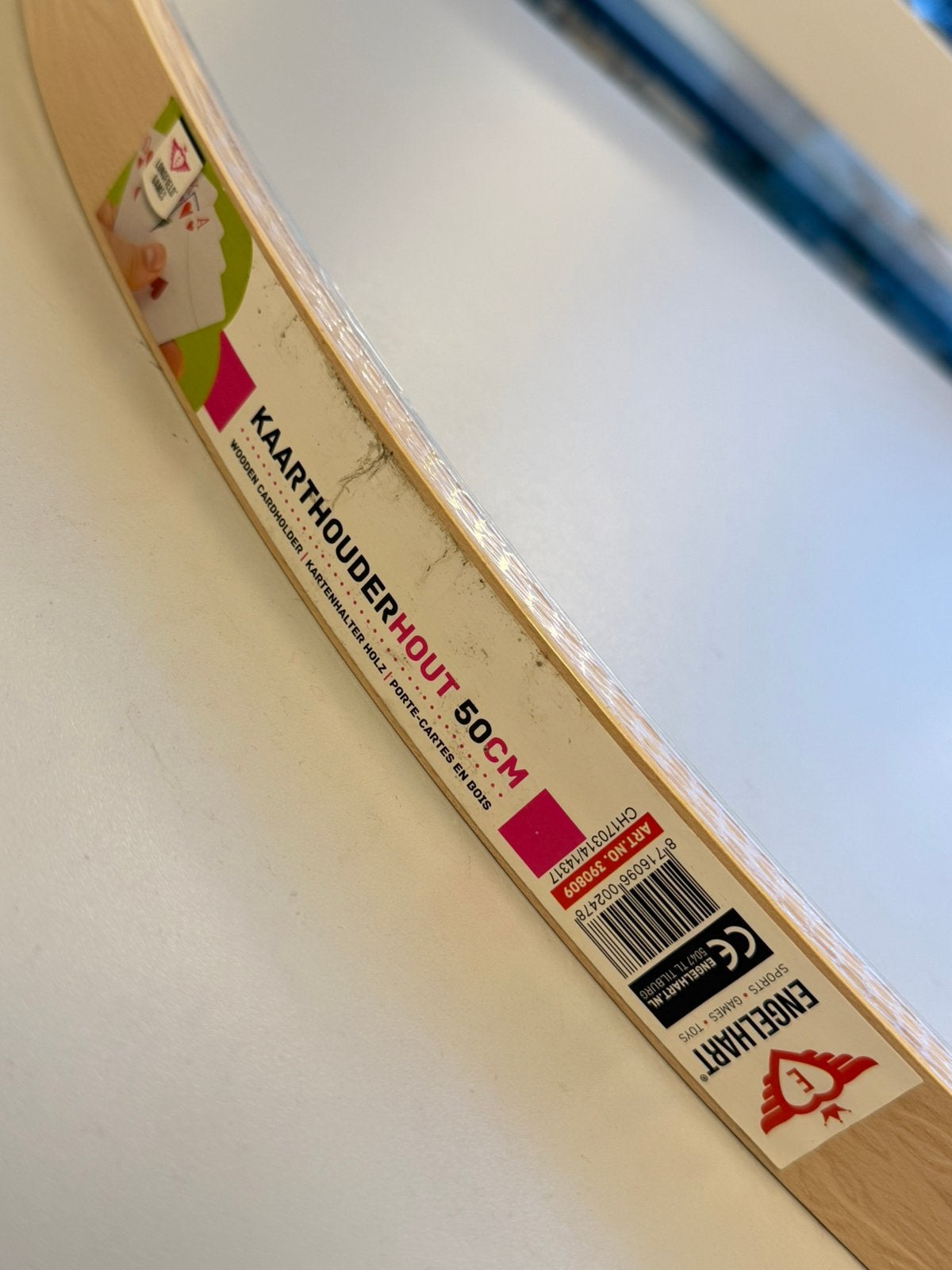 Engelhart Houten kaartenhouder Kaarthouder 50 cm – Nieuw, Ophalen of Verzenden, Nieuw