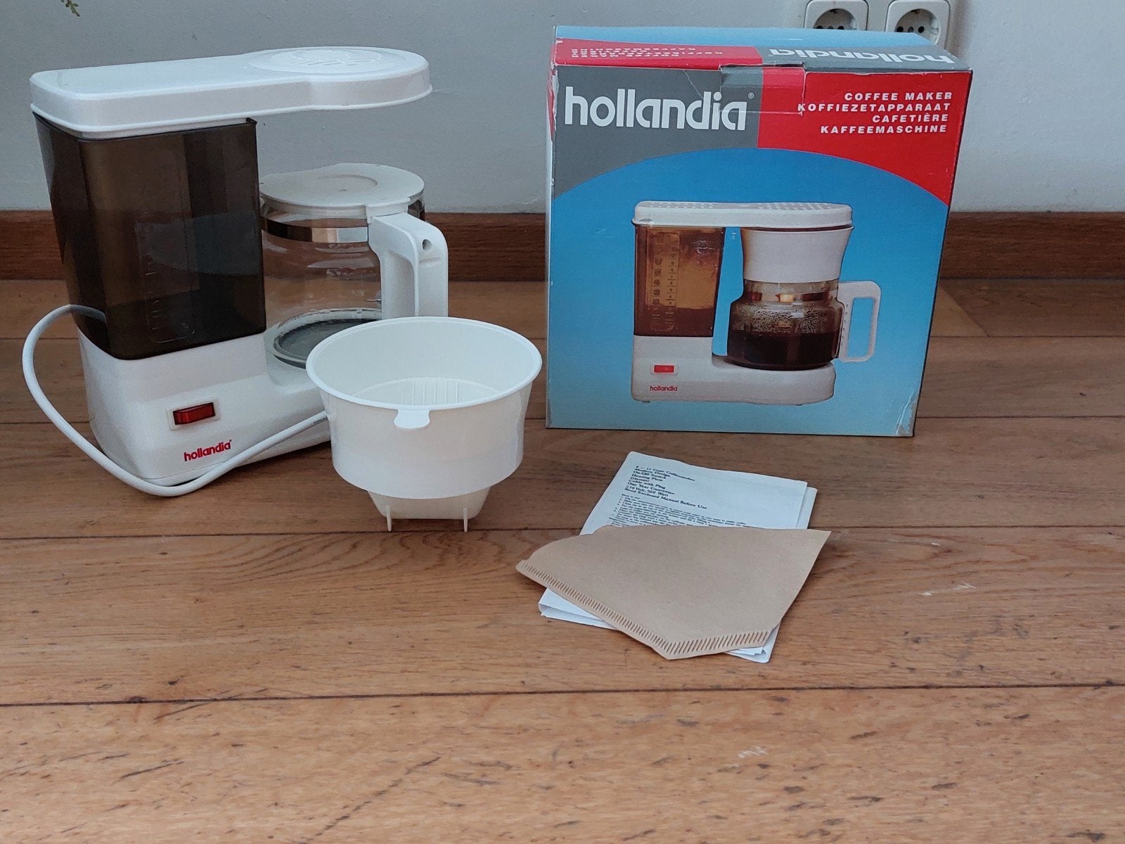 Hollandia camping koffiezetapparaat, Gebruikt, 10 kopjes of meer, Koffiemachine, Gemalen koffie