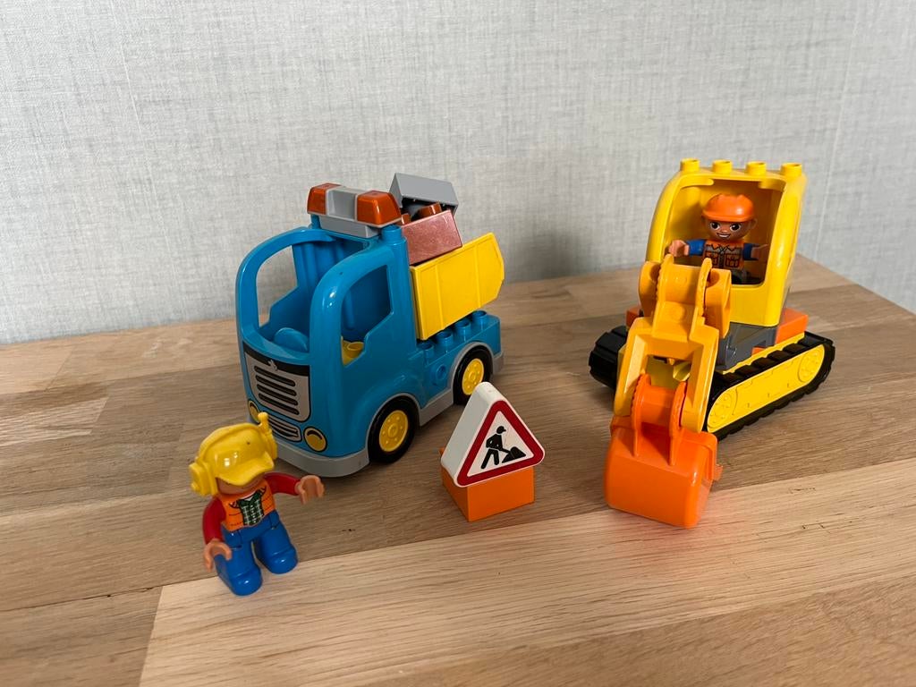 Lego Duplo bouwplaats 10812, Kinderen en Baby's, Speelgoed | Duplo en Lego, Ophalen of Verzenden, Gebruikt, Duplo