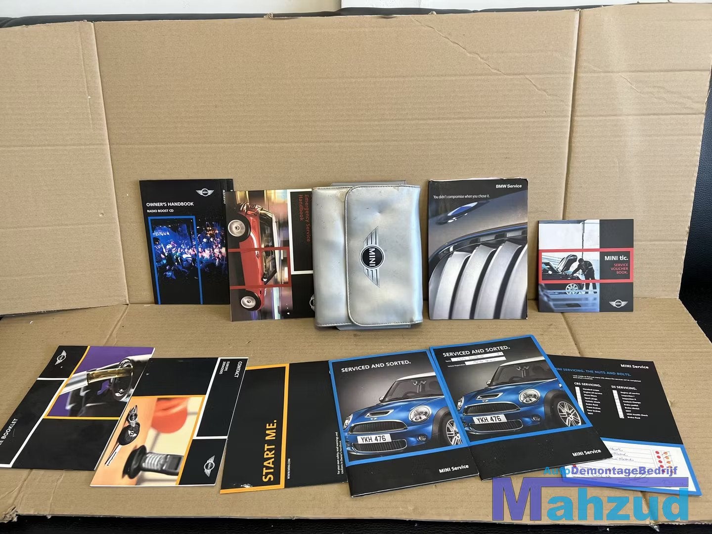 MINI COOPER ONE R50 R52 R53 Onderhoudsboekje 2001-2008, Info@fabrikant.eu, Fabrikantstraat 1
1000 AA  Amsterdam, NL, Ophalen of Verzenden