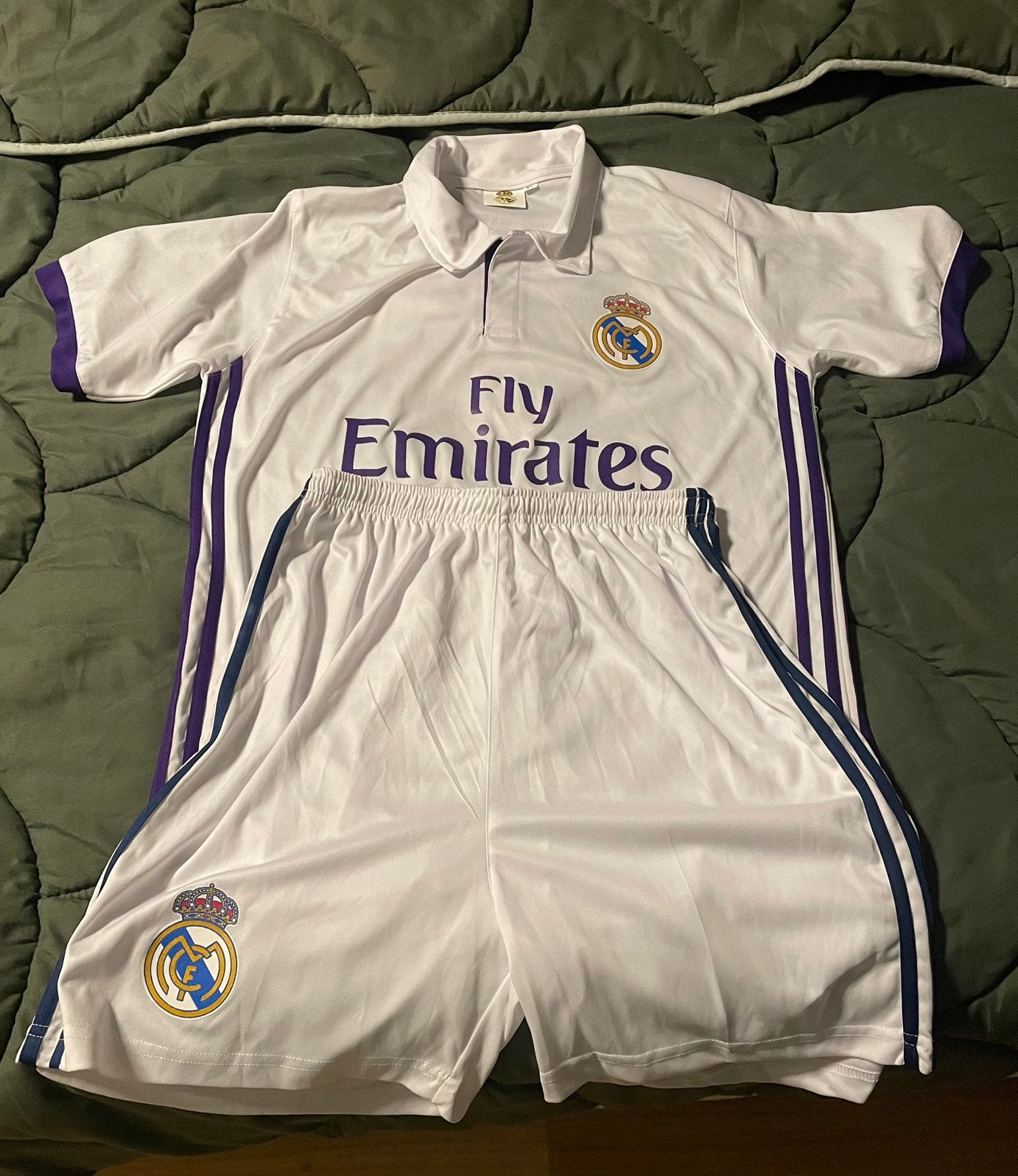 Real madrid shirt + Broek   ( Bale ), Maat XL, Ophalen of Verzenden, Zo goed als nieuw, Shirt