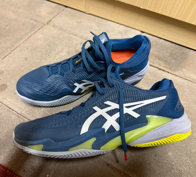 Asics Clay Court FF Tennisschoenen Maat 46 Z.G.A.N., Overige merken, L00, Schoenen, Ophalen of Verzenden