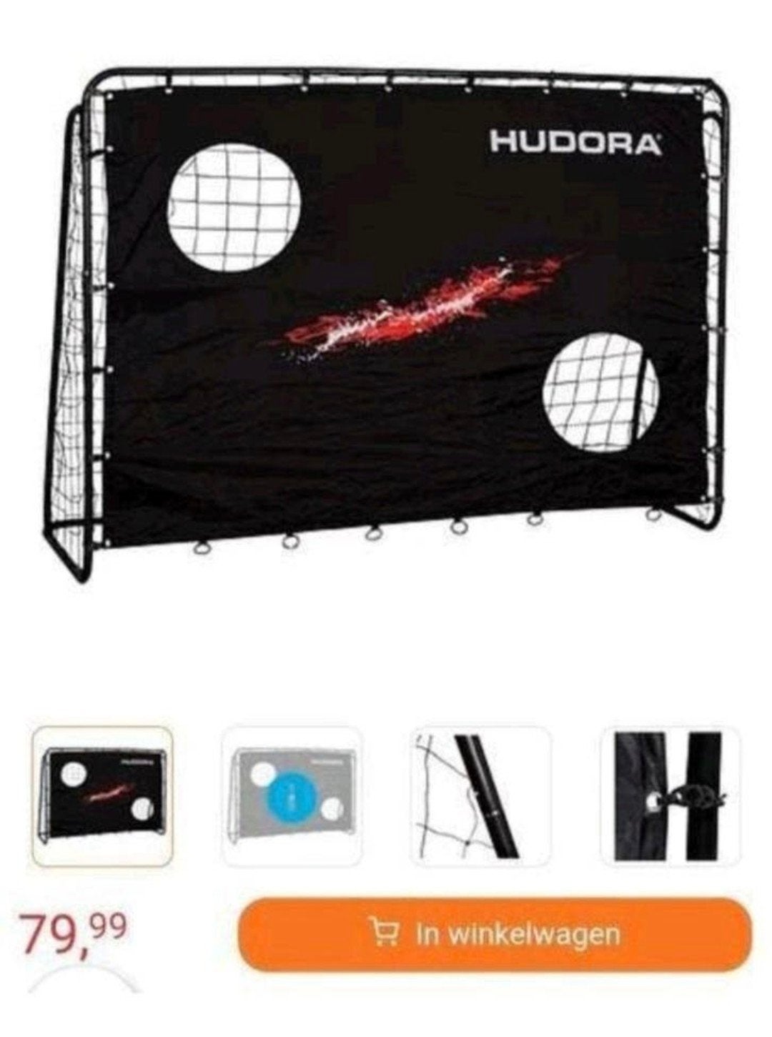 Hudora trainings goal met puntenscherm, Ophalen of Verzenden