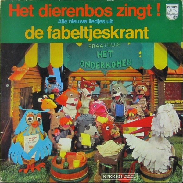 LP Liedjes (1969) Fabeltjeskrant - Het Dierenbos Zingt !, LP, Gebruikt, 6 tot 9 jaar, Ophalen of Verzenden