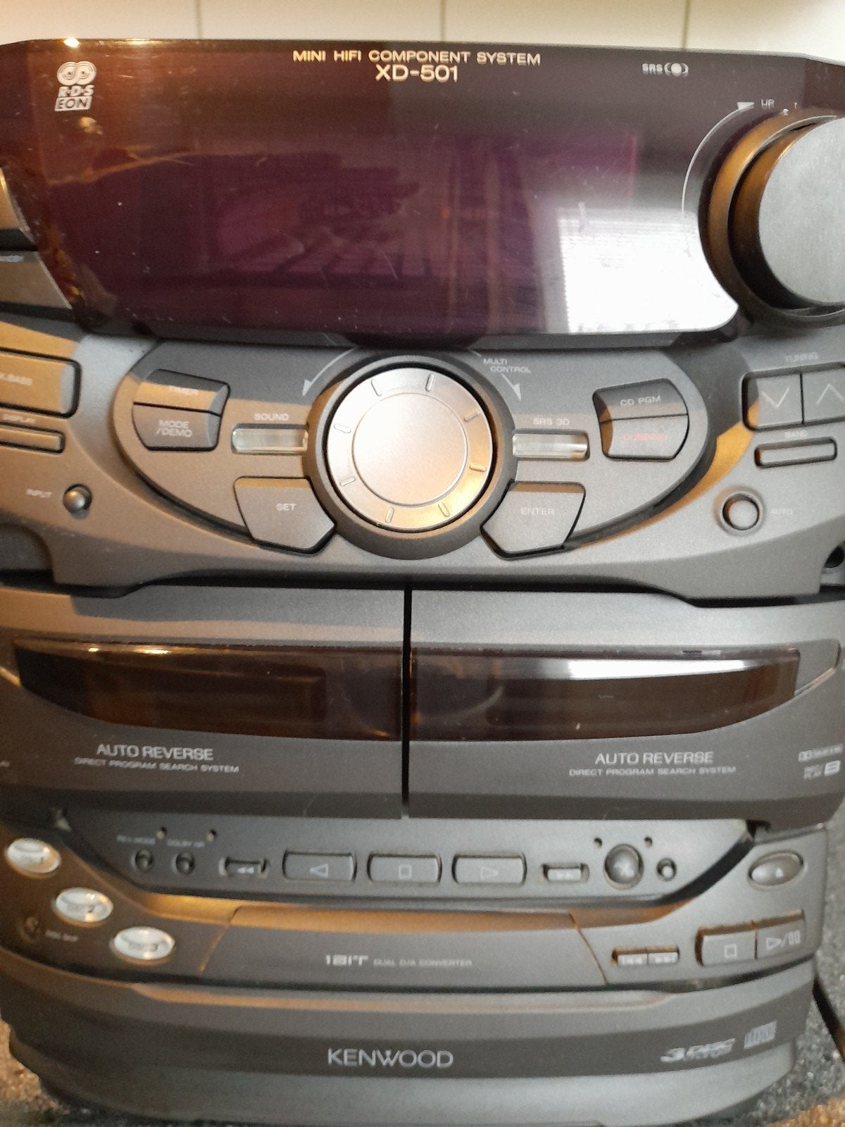 Stereo set Kenwood, Audio, Tv en Foto, Stereo-sets, Ophalen, Gebruikt, Cassettedeck, Overige merken