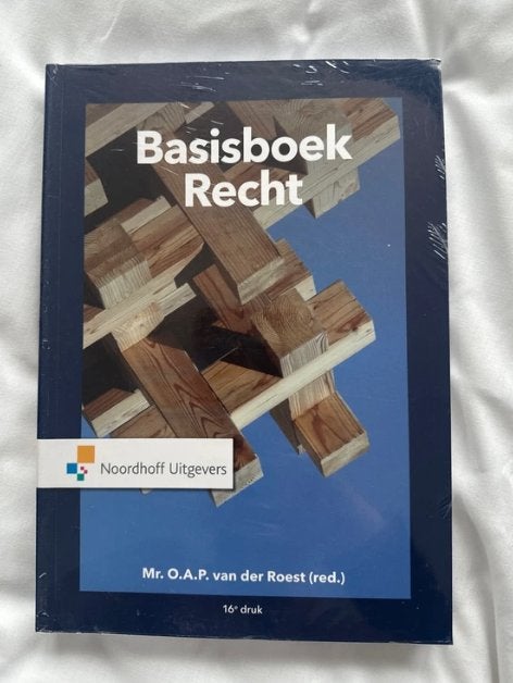 Basisboek recht, Nieuw, Noordhoff Uitgevers, Alpha, HBO