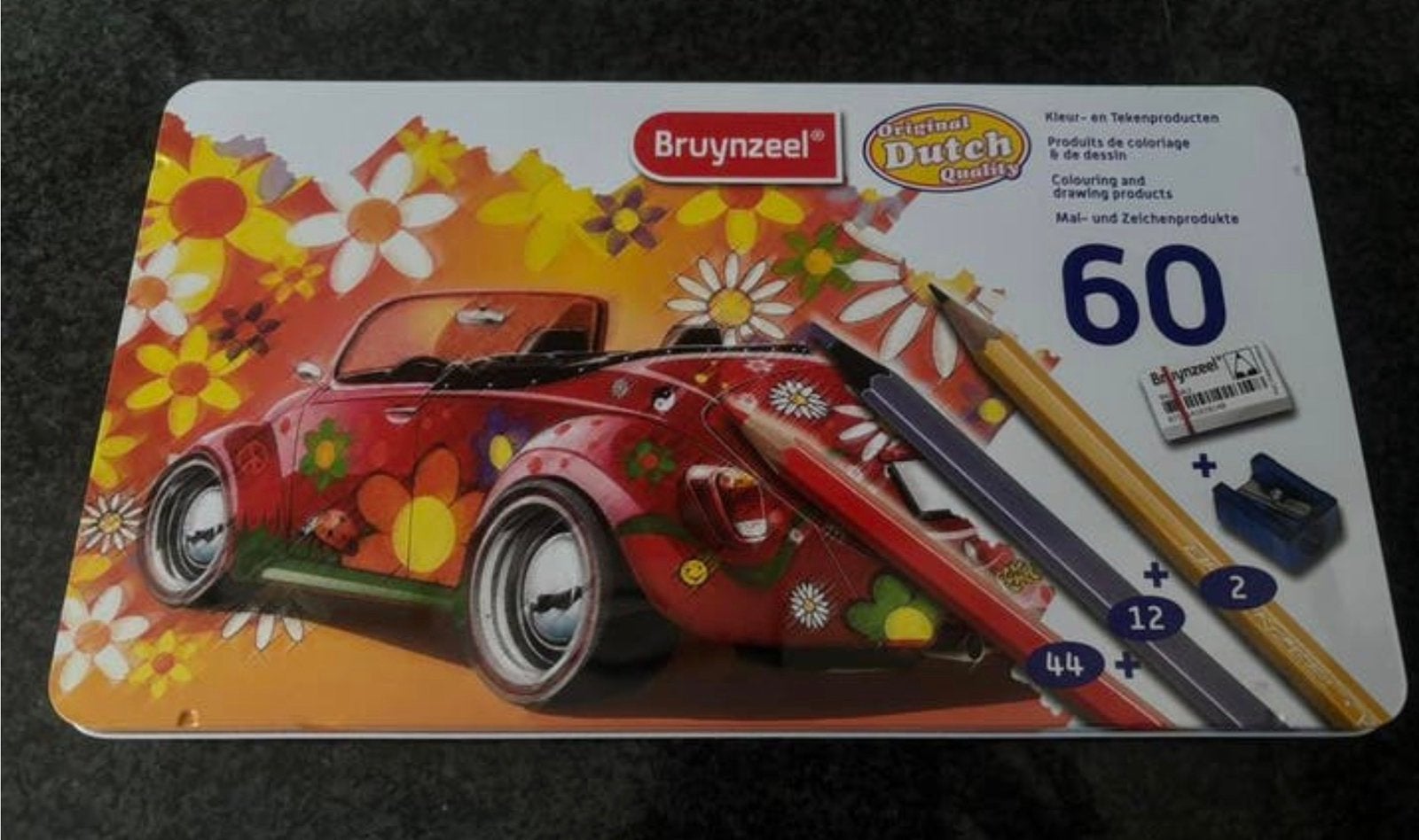 Bruynzeel kleurpotloden in blik, Hobby en Vrije tijd, Ophalen of Verzenden, Zo goed als nieuw, Potlood of Stift