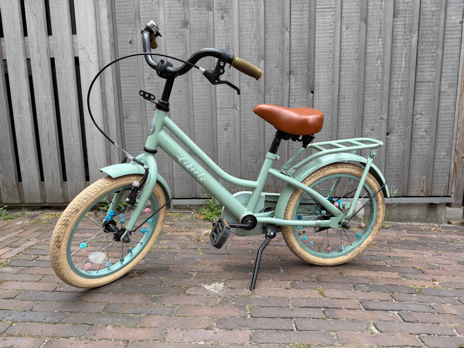 Spirit Liberty 16 inch meisjesfiets, Fietsen en Brommers, Fietsen | Meisjes, Ophalen, Gebruikt, 16 inch