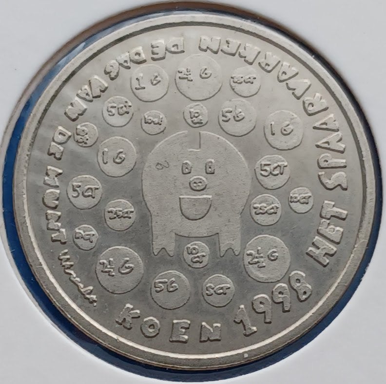 Penning Dag van de Munt 1998 - Het Spaarvarken  Koen, Verzenden, Overige materialen, Nederland