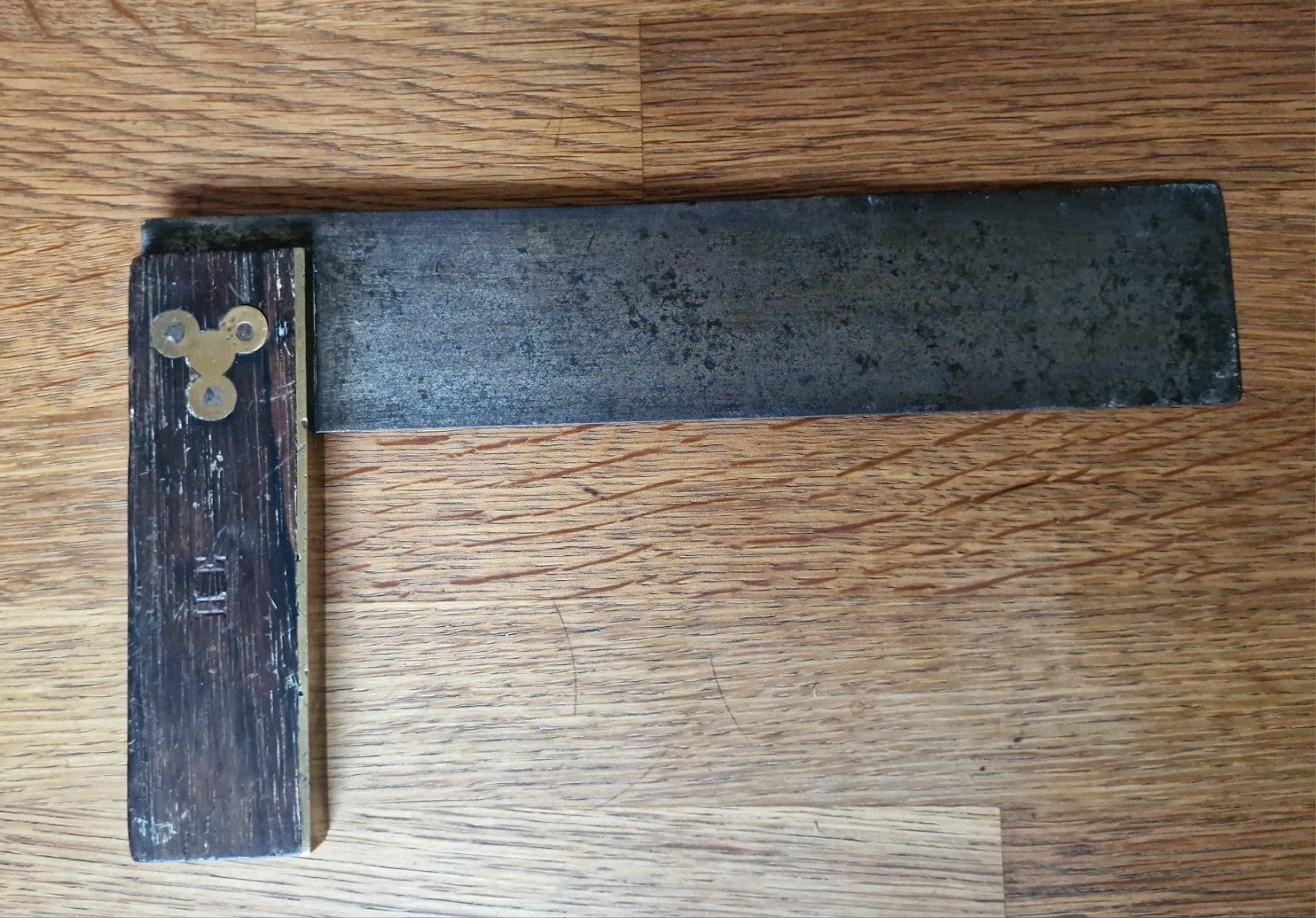 Antieke timmermans winkelhaak, Antiek en Kunst, Ophalen of Verzenden