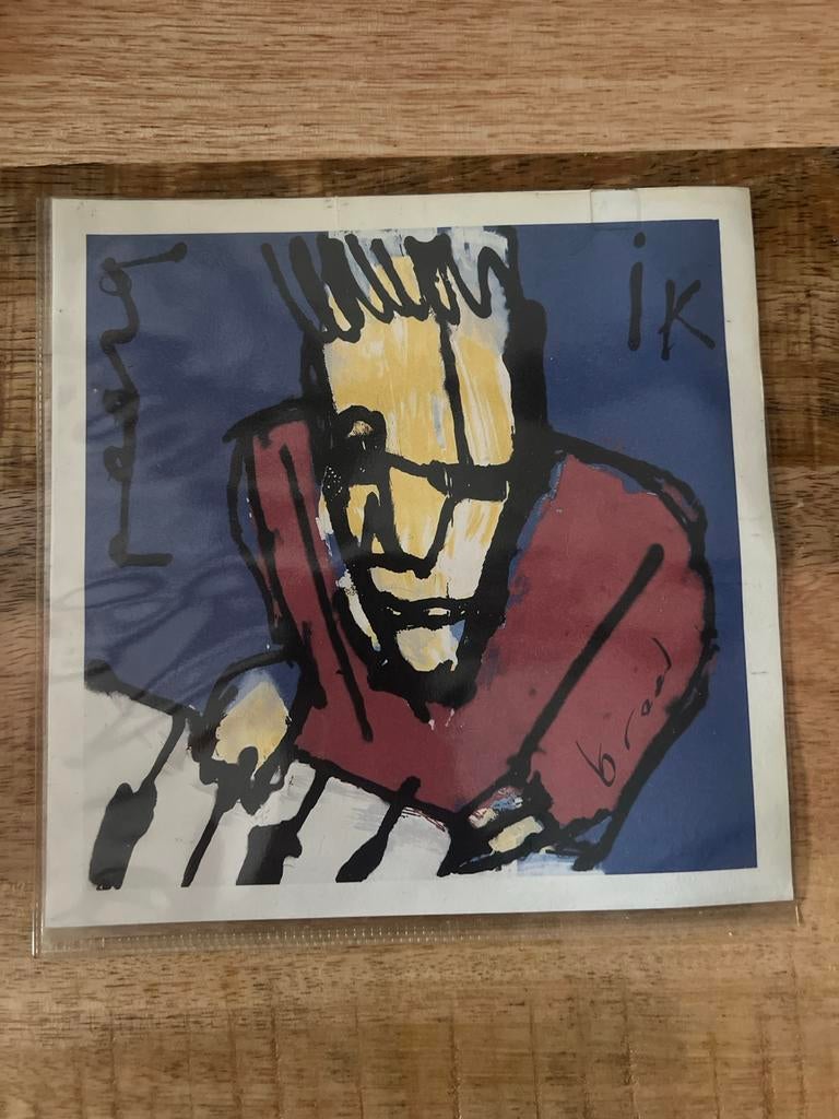 Herman Brood - IK (Zelfportret) - Kunstprint, Antiek en Kunst, Ophalen of Verzenden