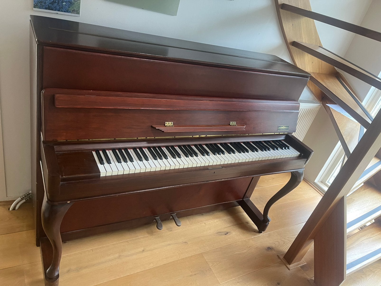 Bijzondere Ed. Seiler piano – Liegnitz, Muziek en Instrumenten, Ophalen, Gebruikt, Bruin, Piano