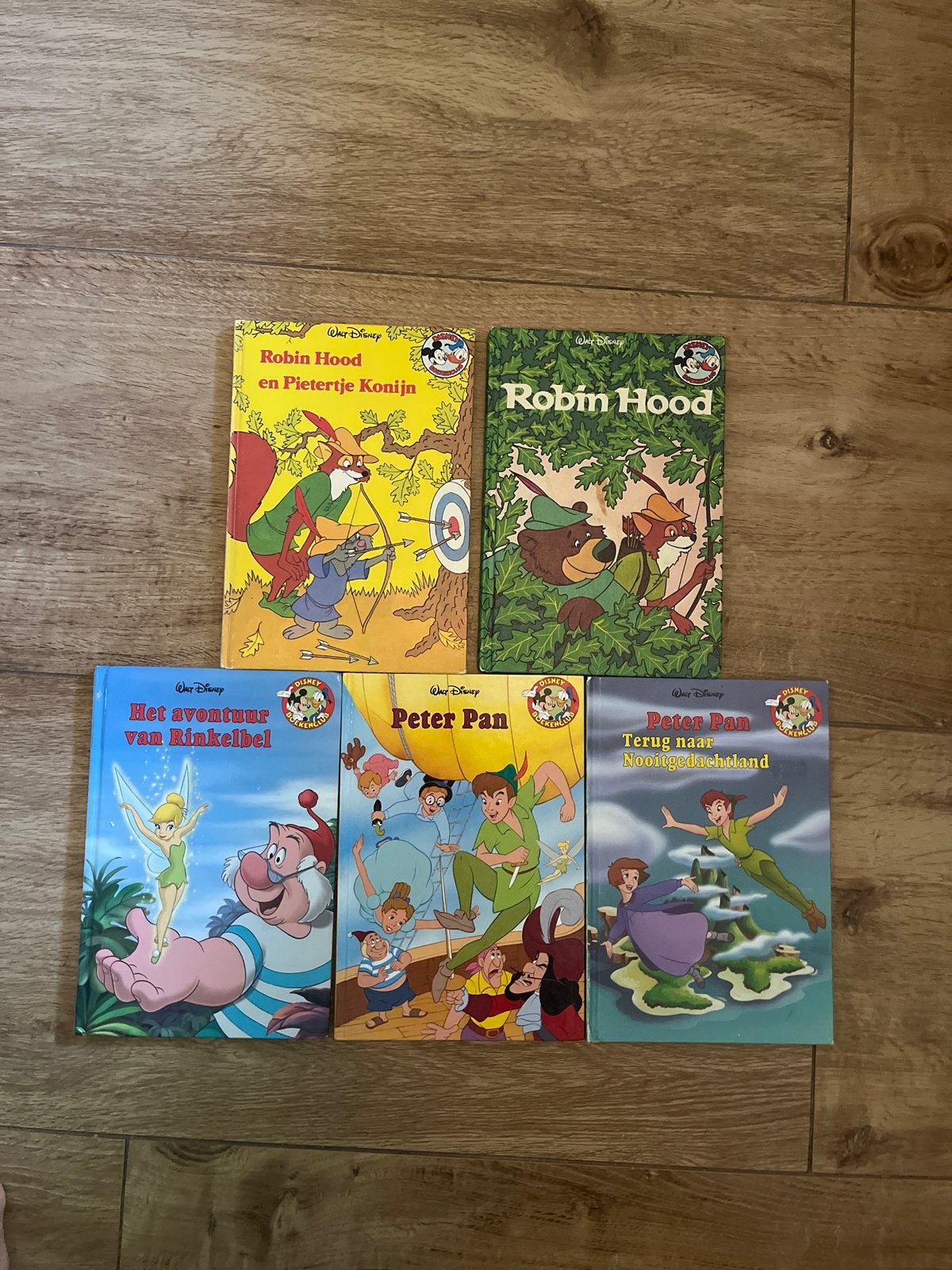 Disney Boeken: Robin Hood, Peter Pan & Rinkelbel Collectie, Ophalen of Verzenden, Gelezen, Sprookjes