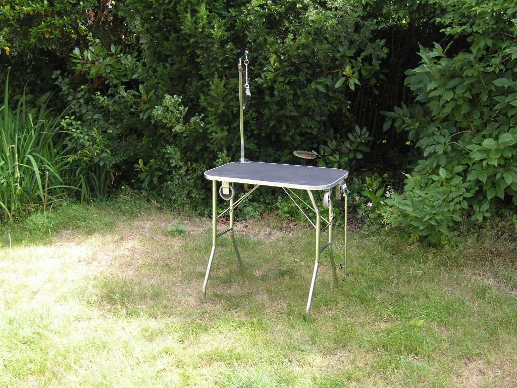 Trimtafel met aanlijnoptie., Dieren en Toebehoren, Overige merken, Ophalen, Gebruikt, Trimtafel