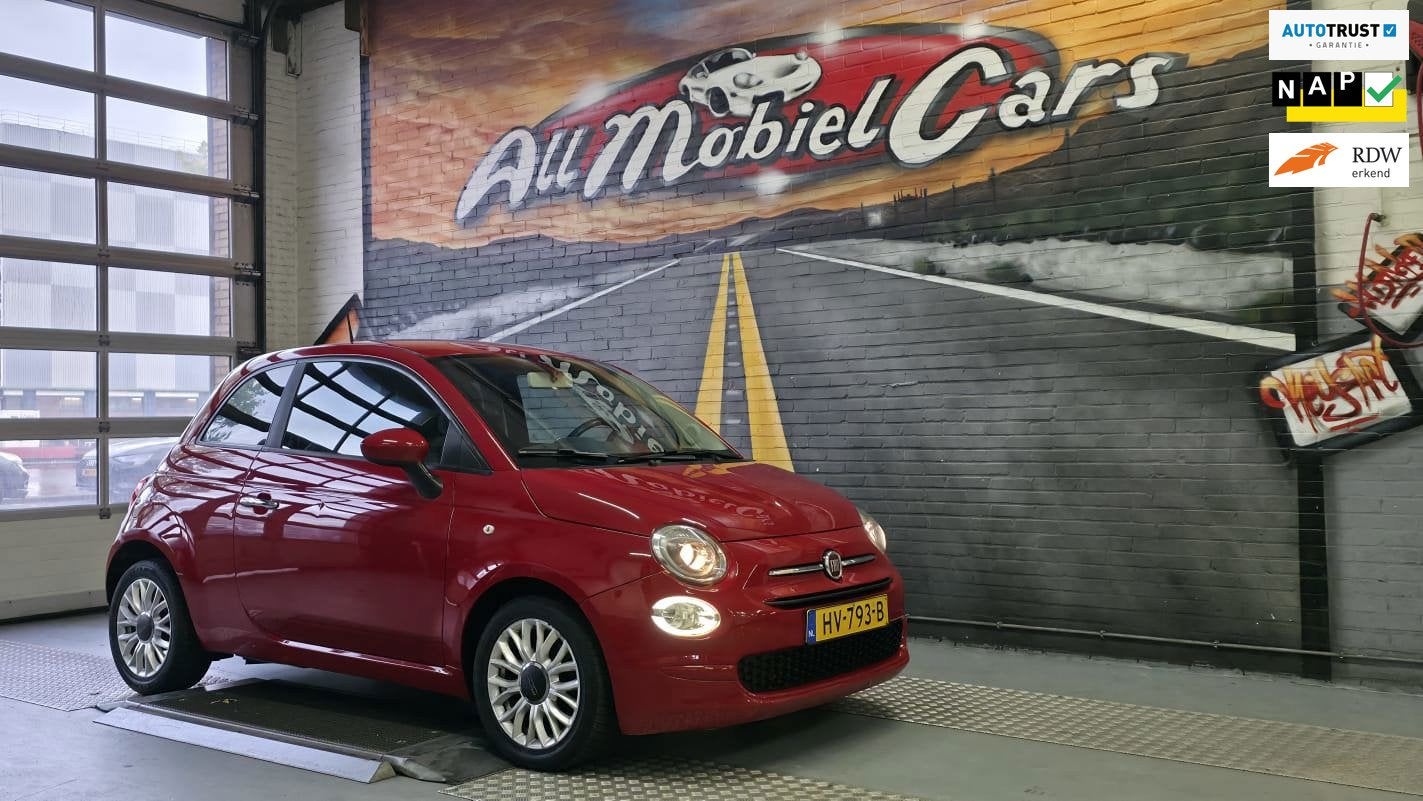 Fiat 500 0.9 TwinAir Turbo Popstar, Auto's, Gebruikt, Origineel Nederlands, Bedrijf, 26 km/l