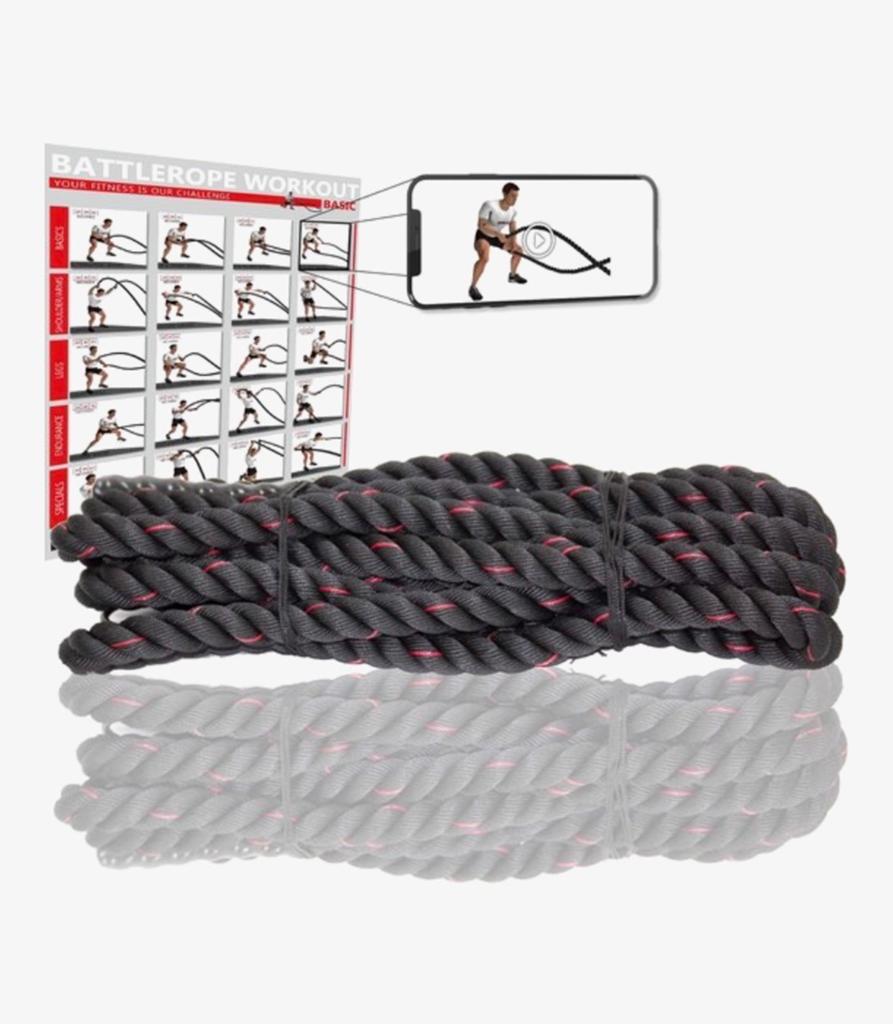 POWRX Battle Rope 38mm 12m - Nieuw in doos, Sport en Fitness, Fitnessmaterialen, Ophalen, Nieuw, Armen, Battle rope