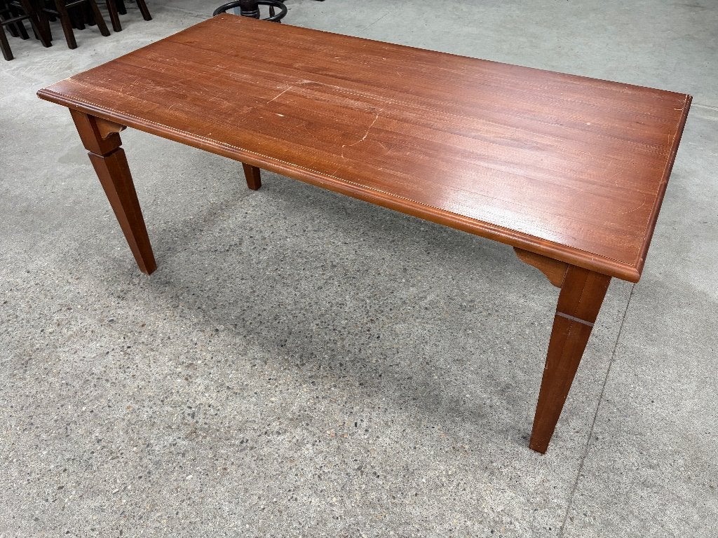 Eettafel / Stamtafel Bruin Café, Ophalen, Gebruikt, 50 tot 100 cm, Vijf personen of meer