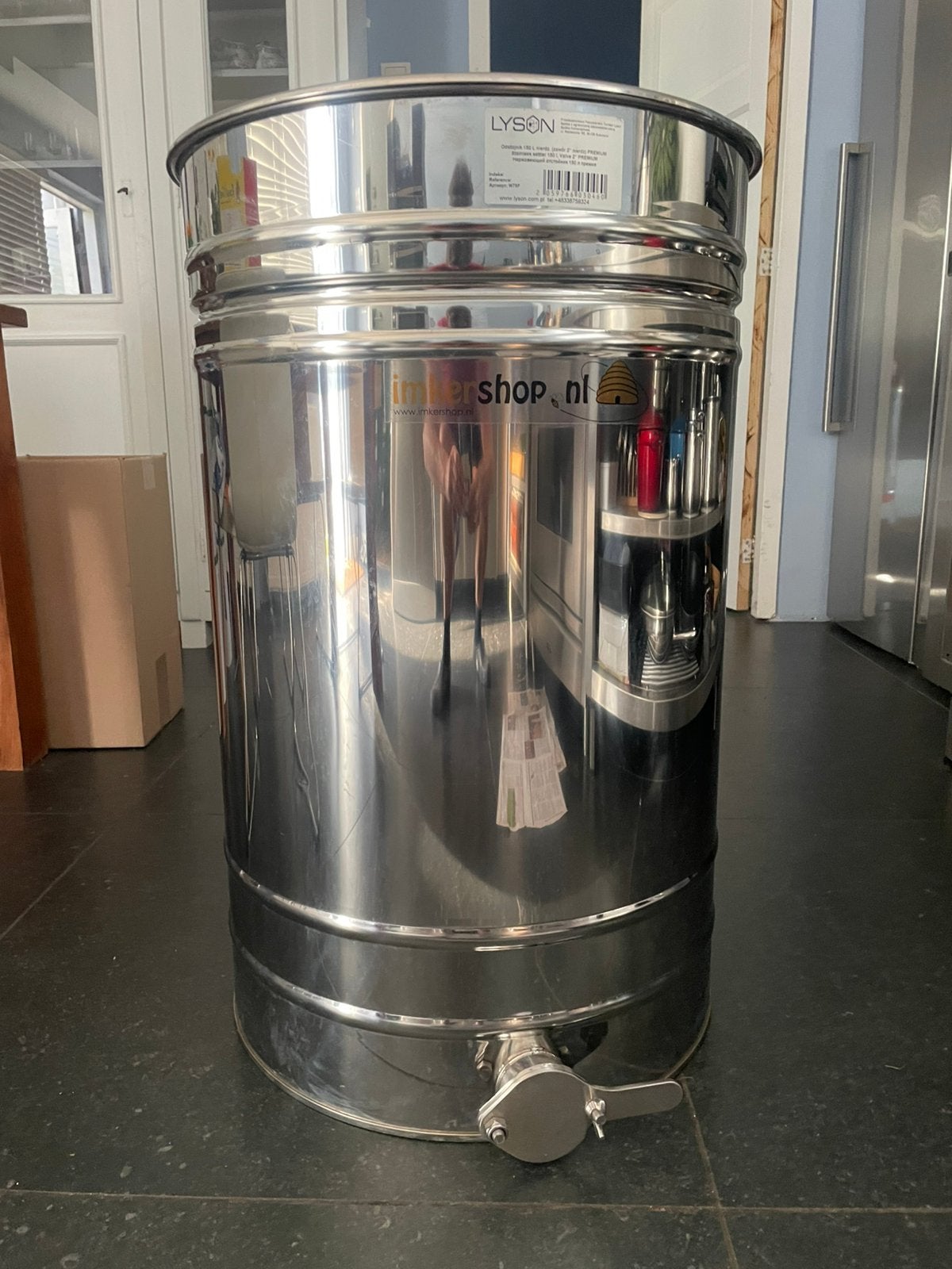 Nieuw RVS honingvat - aftapvat 150 liter, bijen, vat, honing, Ophalen, Nieuw