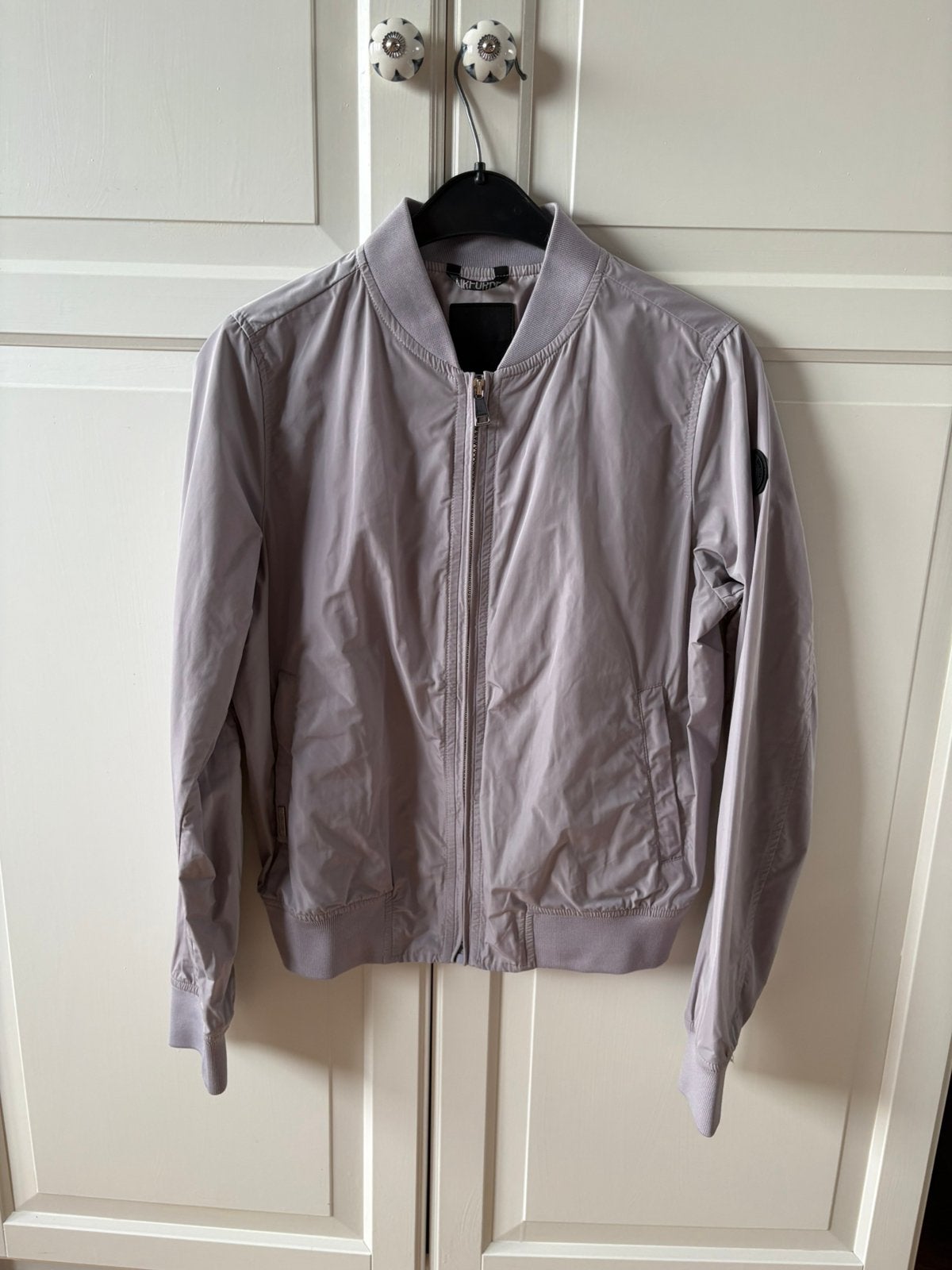 Airforce tussenjasje paars/grijs, Ophalen of Verzenden, Zo goed als nieuw, Maat 34 (XS) of kleiner, Grijs