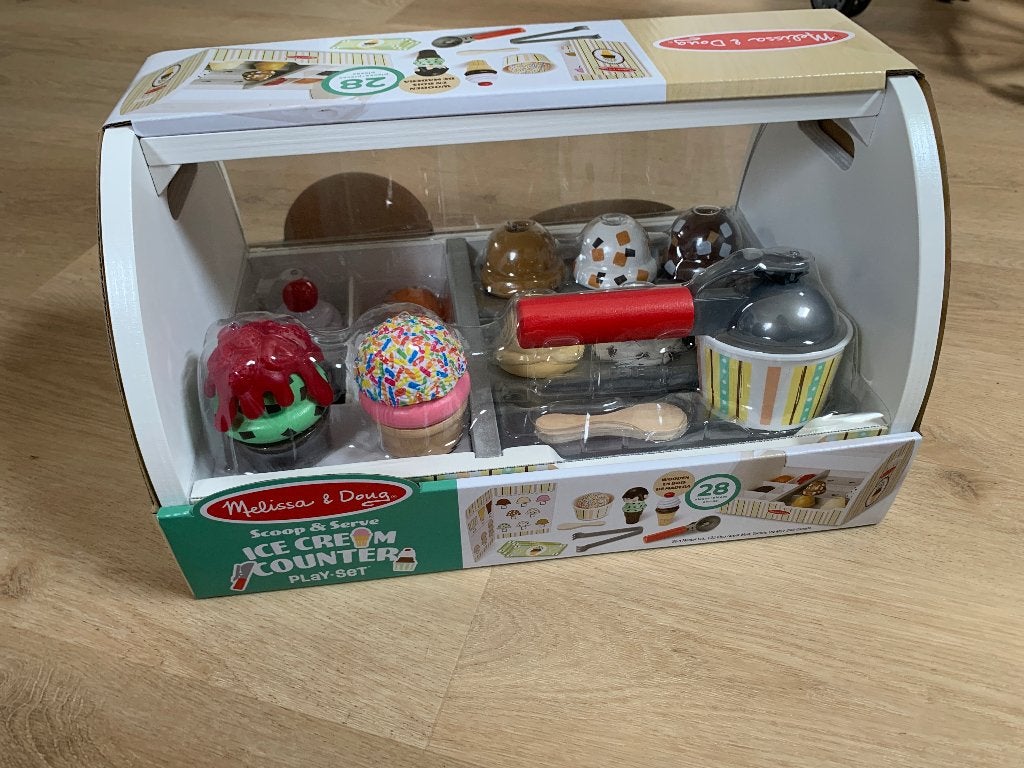 Houten ijskraam Melissa en Doug (nog verpakt), Kinderen en Baby's, Speelgoed | Houten speelgoed, Ophalen, Nieuw, Overige typen