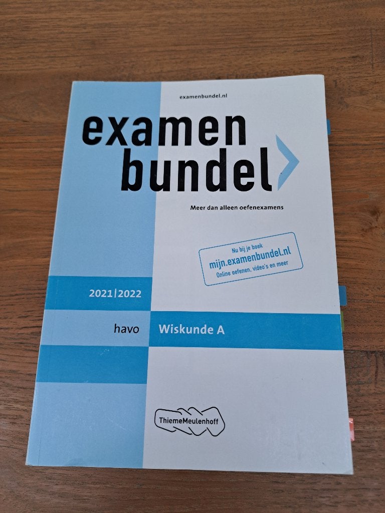 examenbundel havo Wiskunde A ISBN 9789006491678, Ophalen of Verzenden, Beta, Zo goed als nieuw