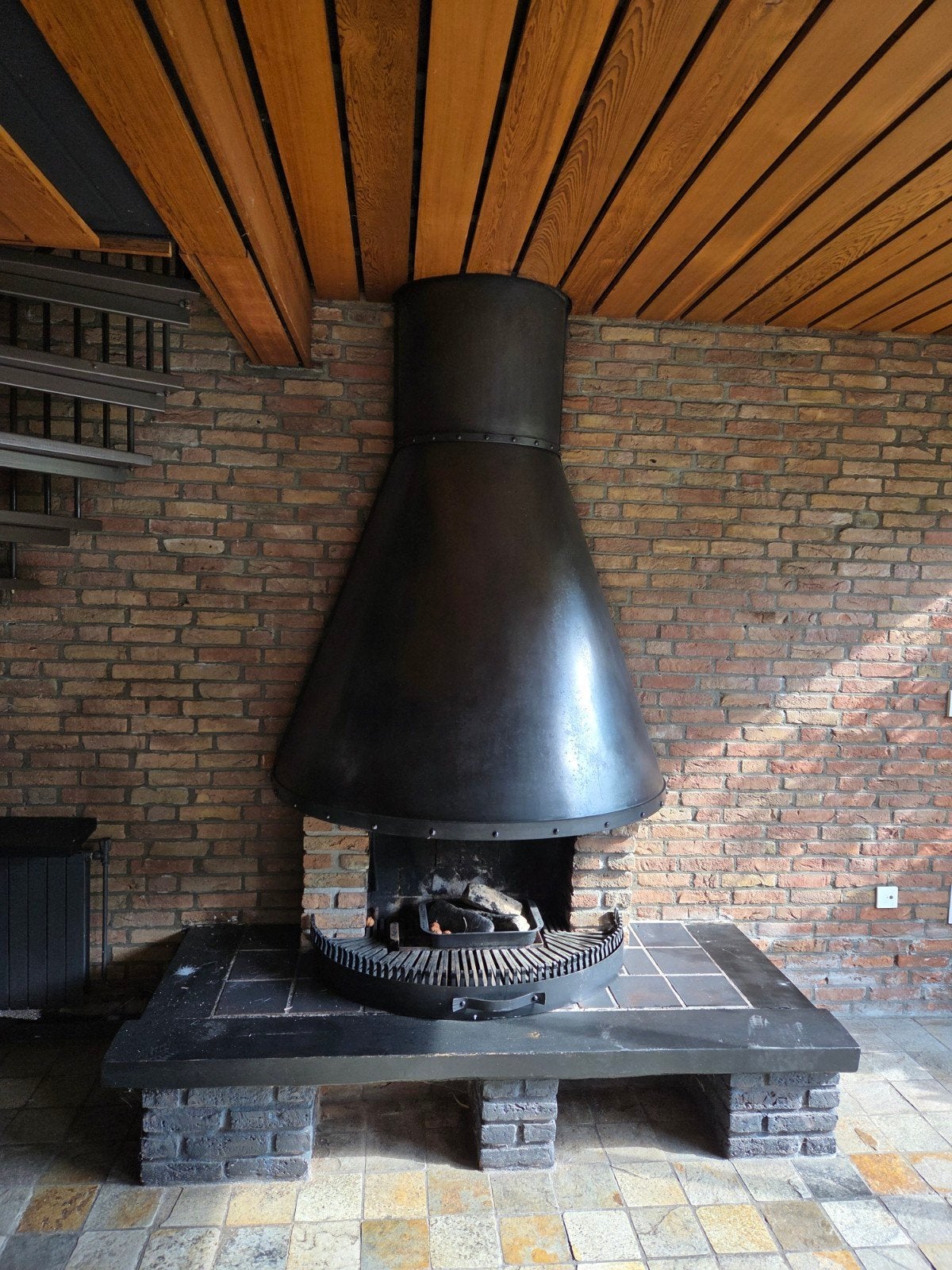 Oude schouw, Huis en Inrichting, Ophalen, Gebruikt, Vrijstaande haard, Overige soorten