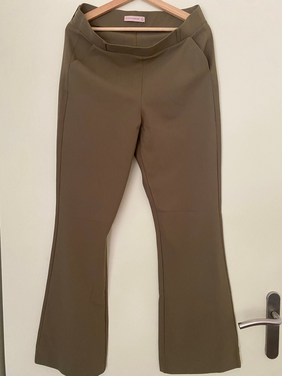 Studio Anneloes Flair bonded Broek - kleur Earth, Beige, Maat 42/44 (L), Ophalen of Verzenden, Zo goed als nieuw