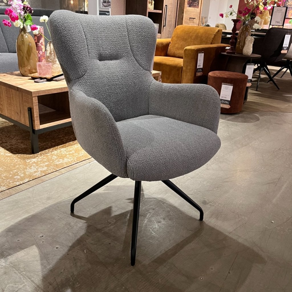 Lembo Armstoel Stof Rhythm Steel - Pronto Wonen, Huis en Inrichting, Stoelen, Niet ingevuld, Niet ingevuld, Niet ingevuld