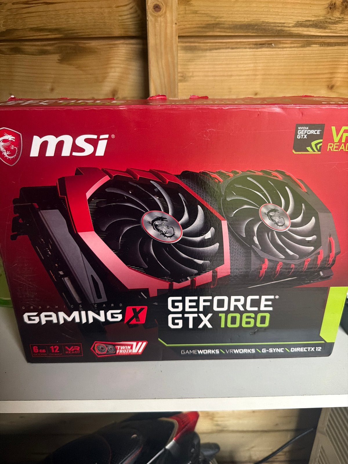 MSI GeForce GTX 1060 GAMING X 6GB Grafische Kaart, Computers en Software, PCI-Express 3, HDMI, Ophalen of Verzenden, Nvidia