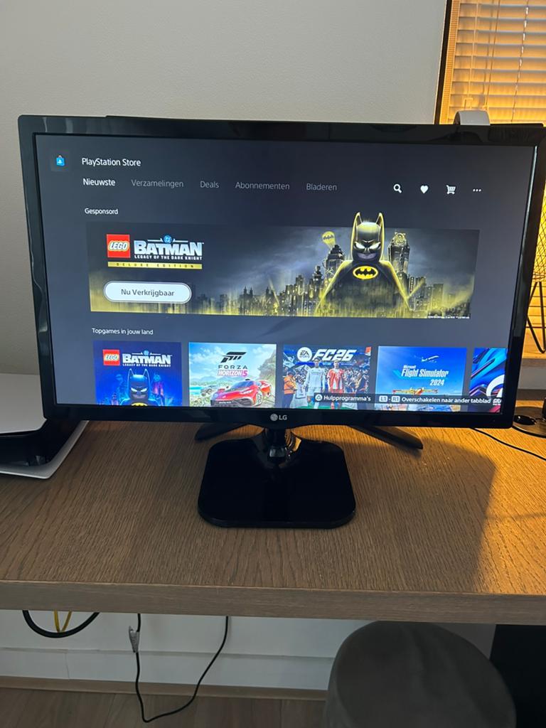 LG 24 inch monitor - Full HD scherm, Computers en Software, Monitoren, Gebruikt, HDMI, Full HD, Ophalen