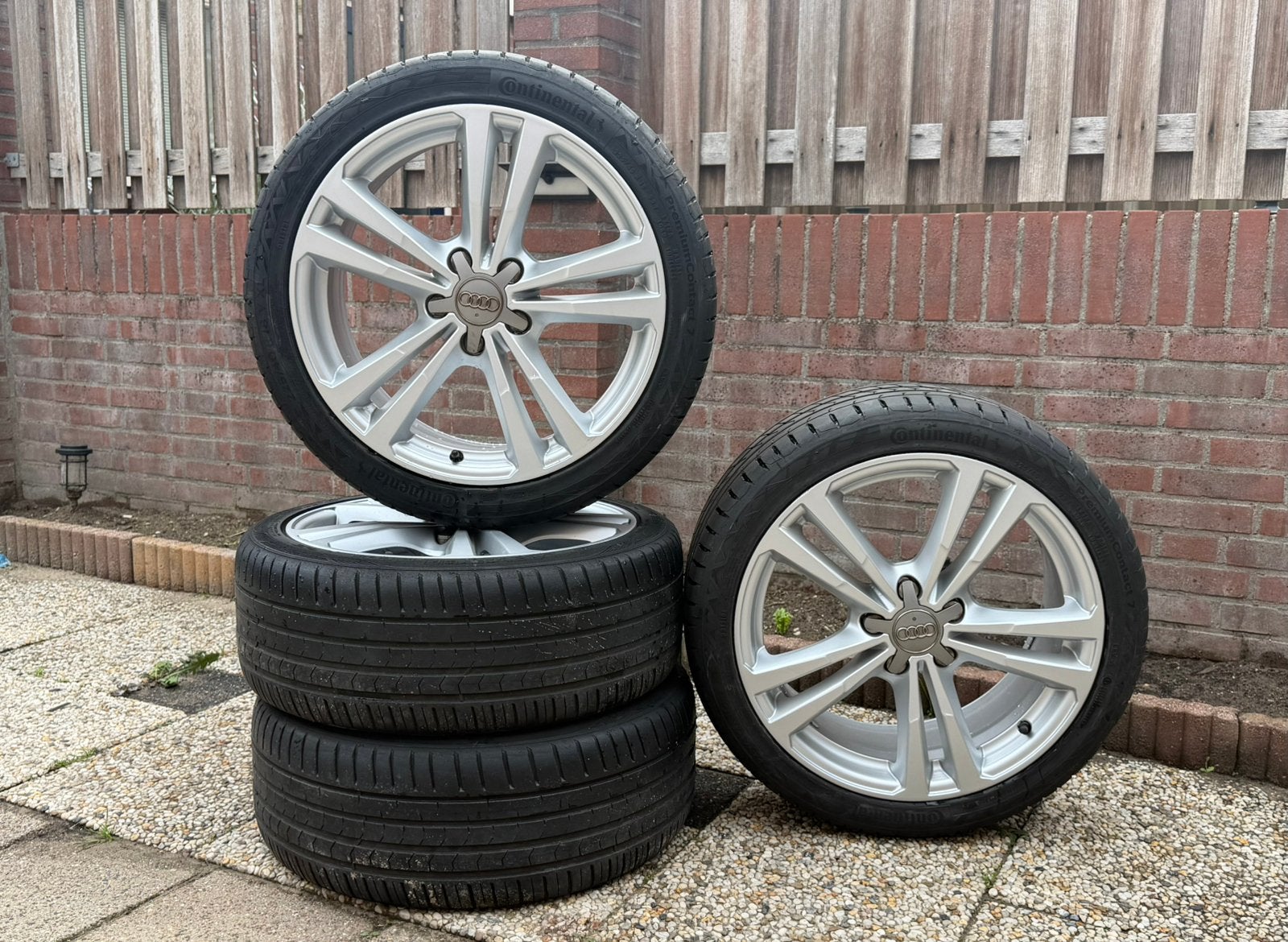 18” inch Audi A3 S3 8V 8Y S Line velgen met banden! 5x112, Auto-onderdelen, Ophalen, 18 inch, Gebruikt, Banden en Velgen