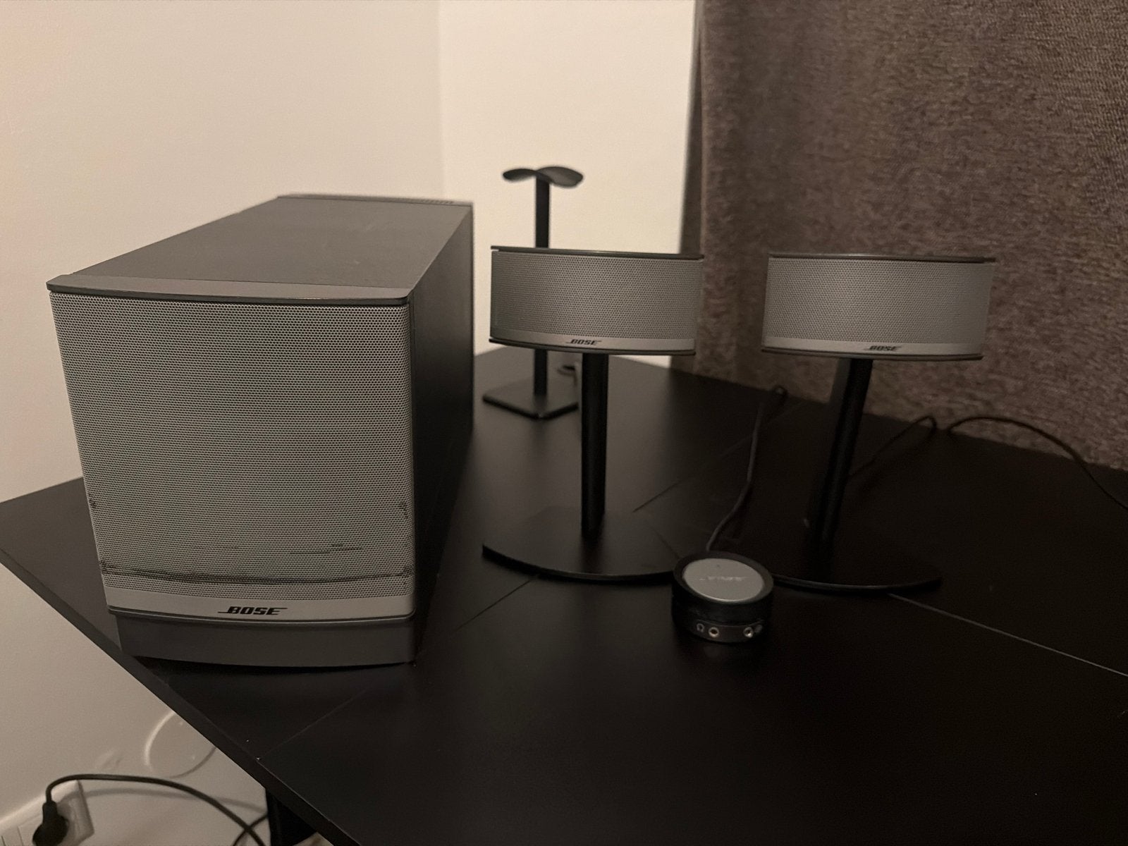 Bose Companion 5 Multimedia Speakerset met converter, Ophalen, Gebruikt, Inclusief kabels, Speakerset