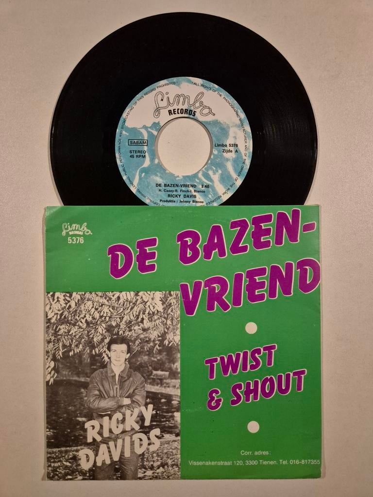 Ricky Davids-De bazen vriend, Ophalen of Verzenden, Zo goed als nieuw, Overige formaten, Levenslied of Smartlap