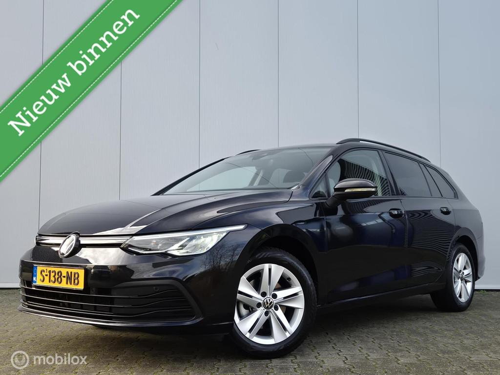 VOLKSWAGEN GOLF VARIANT 1.0 ETSI LIFE/MASSAGE/CAMERA/MEMORY/, Gebruikt, Euro 6, Zwart, Origineel Nederlands