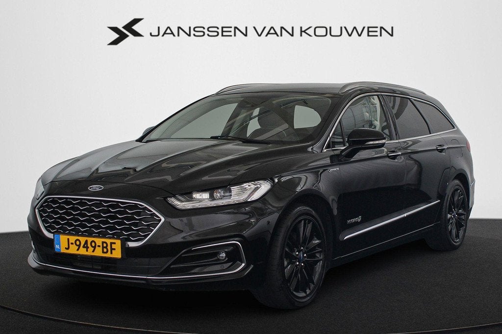 Ford Mondeo Wagon 2.0 IVCT HEV Vignale Leder Winterpakket St, Auto's, Ford, Gebruikt, 4 cilinders, Mondeo, Hybride Elektrisch/Benzine