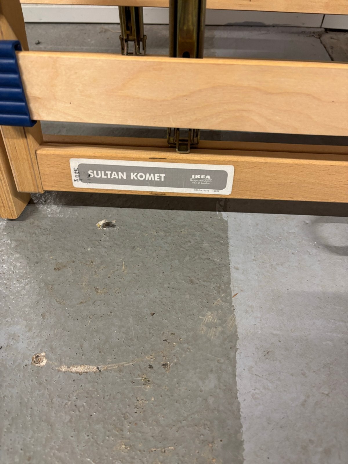 IKEA SULTAN KOMET lattenbodem, verstelbaar, Ophalen, Gebruikt, 90 cm, Eenpersoons