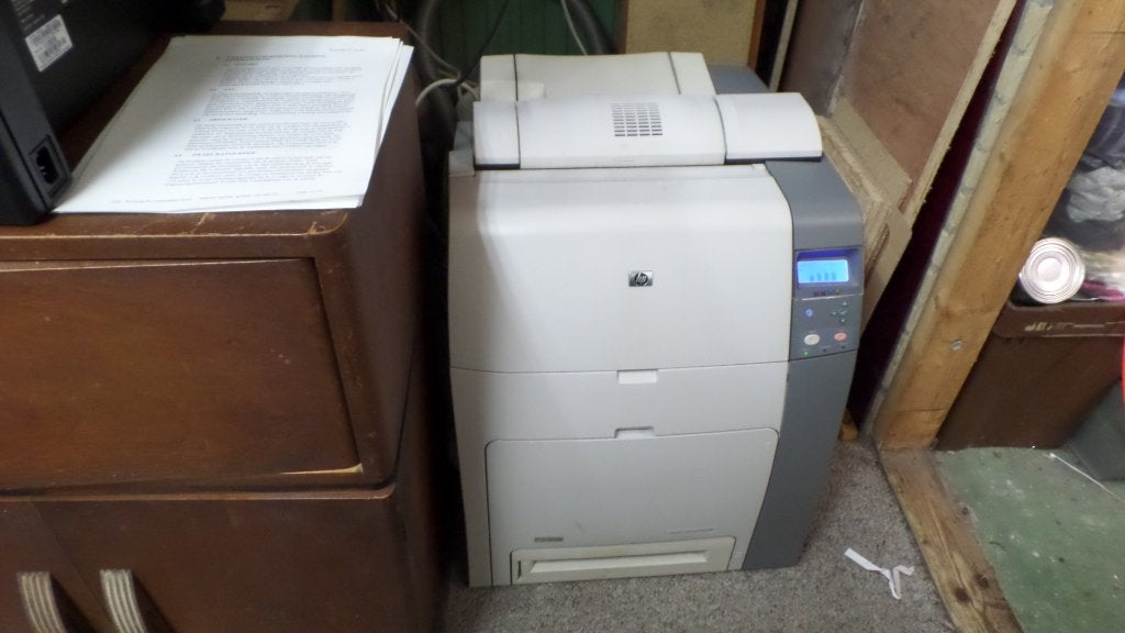 HP Color Laserjet, CP4005dn, ca 400000 prints-(#9049), Computers en Software, Printers, Ophalen, Hp, Gebruikt, Kleur printen