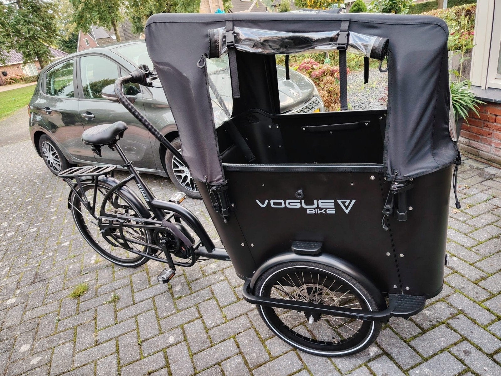 Vogue Avenger Elektrische Bakfiets - Slechts 292 km!, Goederen, Zo goed als nieuw, Elektrisch, Schijfrem