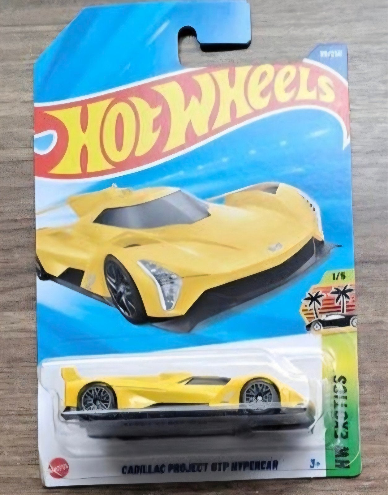 Hot Wheels Cadillac Project GTP Hypercar Geel, Ophalen of Verzenden, Nieuw