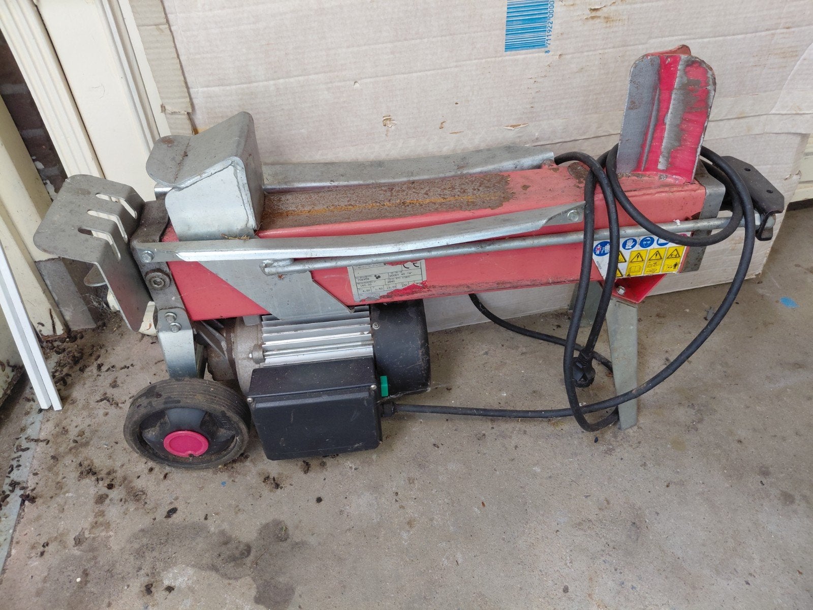 Kloofmachine elektrisch in goede staat., Ophalen, Gebruikt, Liggend, Woody