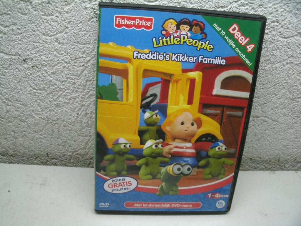 dvd 226k little people freddie's kikker familie, Cd's en Dvd's, Dvd's | Kinderen en Jeugd, Alle leeftijden, Ophalen of Verzenden