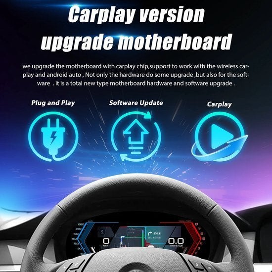 Dashboardpaneel Auto – Digitale Cluster – Instrumentenpaneel, Corvance B.V., Verzenden, Nieuw, Corvancebol@gmail.com