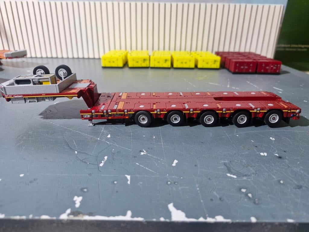 Dieplader uitschuifbaar nooteboom 5 asser wsi, Ophalen of Verzenden, Zo goed als nieuw, Bus of Vrachtwagen, Wsi