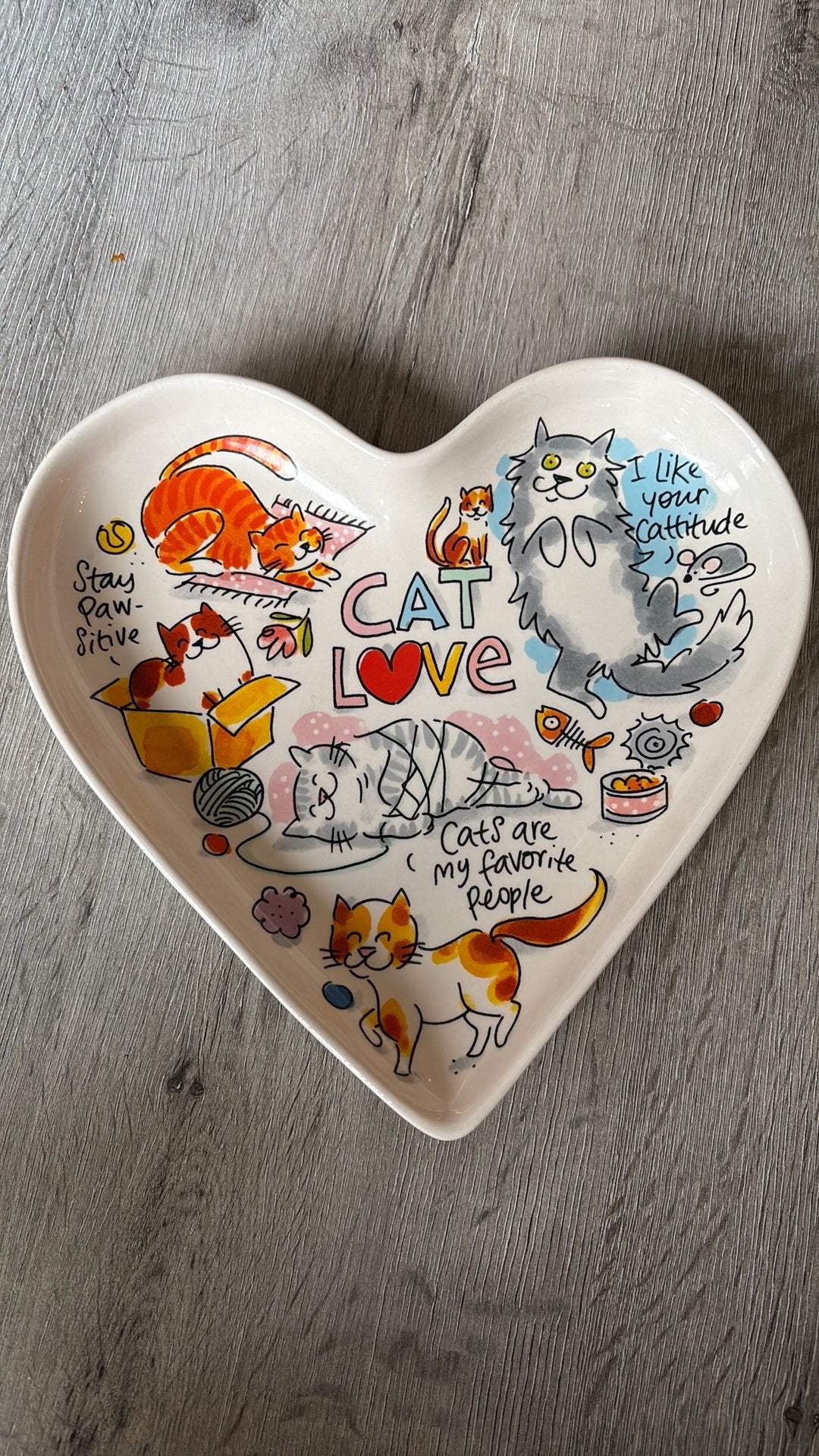 Blond Amsterdam schaaltje Cat Love, Ophalen, Zo goed als nieuw, Aardewerk, Schaal of Schalen